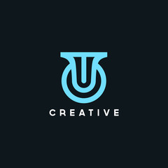 Poster - Premium Vector T Logo. Beautiful Logotype design for luxury company branding. Elegant identity design.