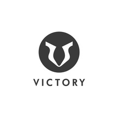 Poster - Letter V logo icon design template elements