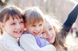 © DariaTrofimova - girlfriends of 7 and 5 years old in   spring park.