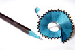© Nishchal - A sharpened blue pencil
