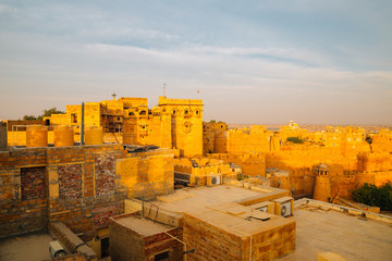 Sticker - Jaisalmer Fort historic architecture in India