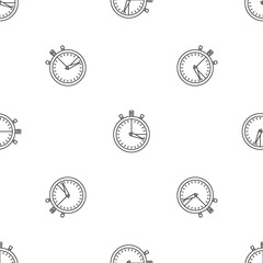 Canvas Print - Stopwatch icon. Outline illustration of stopwatch vector icon for web design isolated on white background