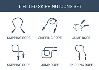 Sticker - 6 skipping icons