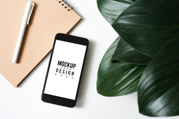 Premium mobile phone screen mockup template