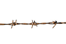 Barbed Wire Isolated