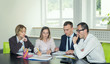 © A Stock Studio - Group of business people working together on a business project. Meeting, business negotiations.