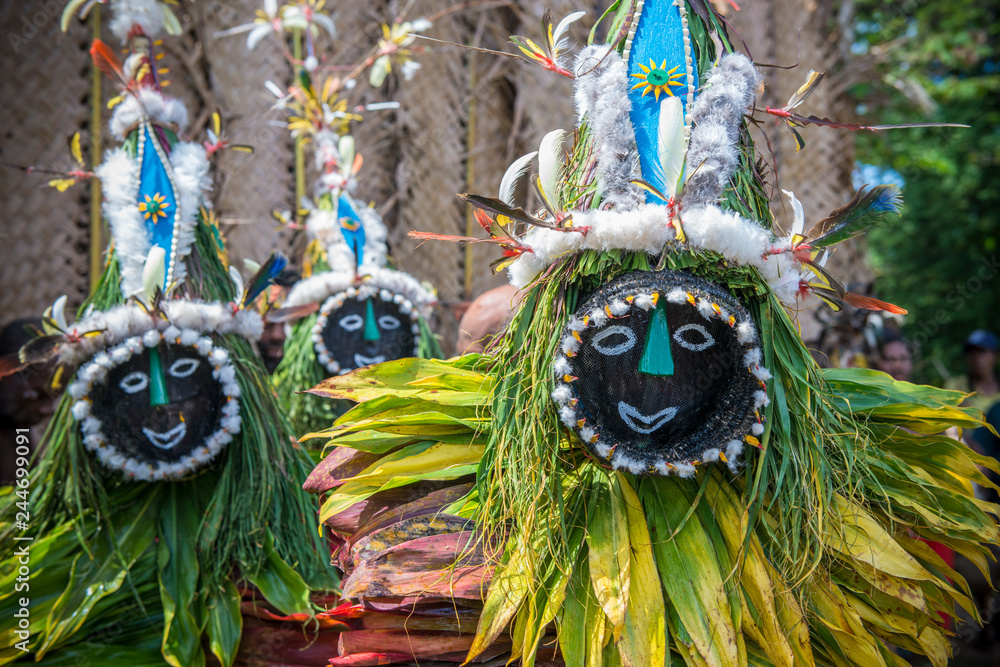 Mask festival Rabaul - obrazy, fototapety, plakaty 