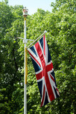 Fototapeta Londyn - British flag waving