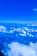 Maldives atoll from above