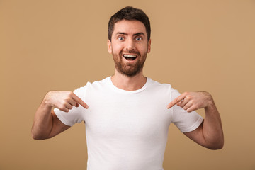 Portrait of a happy young man casually dressed