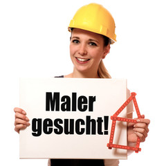 Canvas Print - Maler gesucht