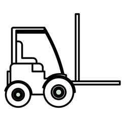 Wall Mural - Lift truck icon