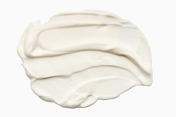 sour cream texture, top view