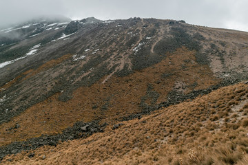 Wall Mural - Volcanic landscape inside the crater of Nevado de Toluca