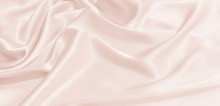 The Texture Of The Satin Fabric Of Pink Color For The Background