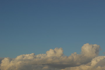 nubes atardecer