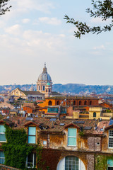 Wall Mural - Old Vatican Town of Rome, Italy in Europe