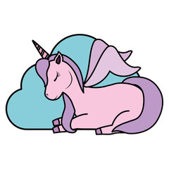 Sticker - Cute unicorn design