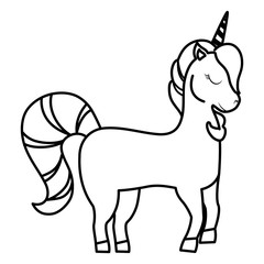 Sticker - Cute unicorn design