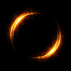 Wall Mural - Vivid abstract background. Beautiful design of rotation frame.  .Mystical portal. Bright sphere lens. Rotating lines. Glow ring. .Magic neon ball. Led blurred swirl. Spiral glint lines.