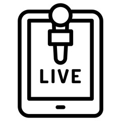 Sticker - Tab Live