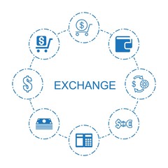 Sticker - 8 exchange icons