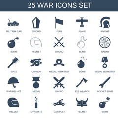 Sticker - war icons