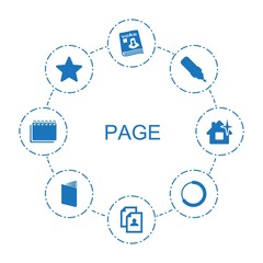 Poster - 8 page icons