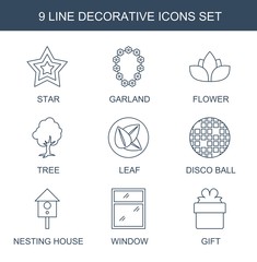 Poster - decorative icons