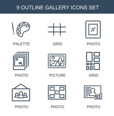 Aufkleber - gallery icons