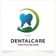 Poster - Dental Care Logo Design Template Inspiration