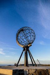 Wall Mural - landscape view in nordkapp north cape norway europe