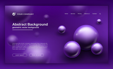 Sticker - trendy abstract liquid fluid background for your landing page design. minimal background for website