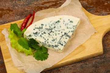 Blue cheese slice