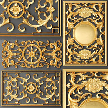 Gilded Stucco, Collection Gold Cartouche