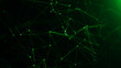 © fgnopporn - Network with nodes connected background. Technology concept