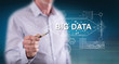 © thodonal - Man touching a big data concept