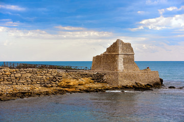 Poster - torre di mezzo (ruined tower) ragusa sicily italy