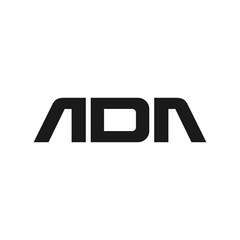 Wall Mural - letter a and d vector logo