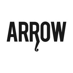 Poster - Arrow vector logotype. logo.