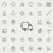 © Anar - fast delivery icon. logistics icons universal set for web and mobile