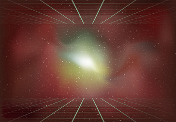 Wall Mural - dimensional universe background