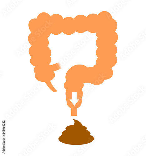 大便の排泄 Stock イラスト Adobe Stock