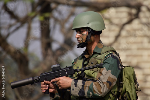 Calcutta India January 23 2019 Indian Army Practice Their Parade During Republic Day The Ceremony Is Done By Indian Army Every Year To Salute National Flag In 26th January Buy