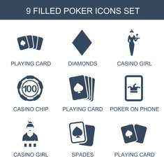 Poster - poker icons