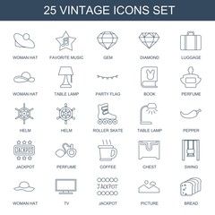 Sticker - vintage icons