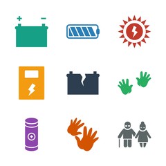 Sticker - 9 generation icons