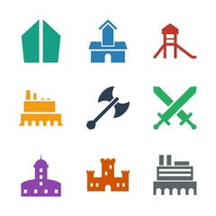 Sticker - 9 knight icons