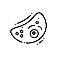 Black Line Icon For Cell 