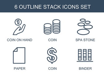 6 stack icons